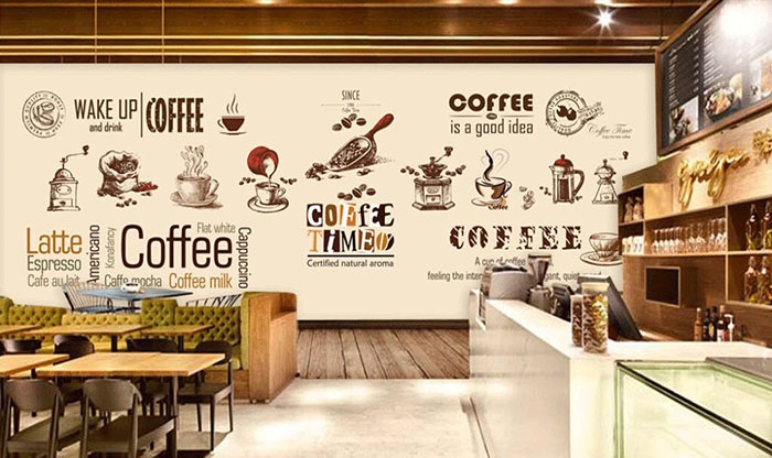 23 Mẫu Vẽ Tranh Tường Quán Cafe GIÁ RẺ ĐẸP Nhất Năm 2020